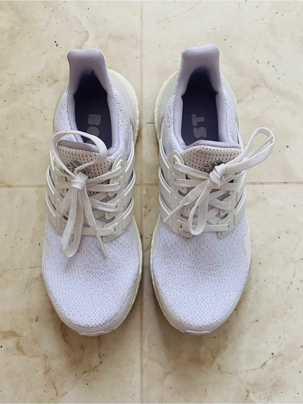 $180 Adidas Women’s Ultra Boost 1.0 White Iride Running Shoes Sneakers Size 6.5